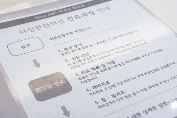 비염 노란콧물|라경찬한의원 비염 및 하비갑개 진료 과정 안내